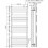 Modern Flat Panel Heated Towel Rail Radiator Chrome 1200 x 500mm Angled Valves 10