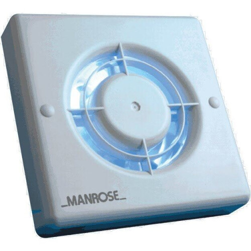 Manrose Manrose 100mm Standard Bathroom Extractor Fan With Adjustable Timer XF100T