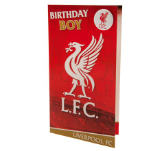 Liverpool FC Official Merchandise Birthday Card BOY