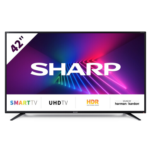 Sharp 42" 42EH2K Ultra HD 4K LED Smart TV with Harman Kardon Sound on OnBuy