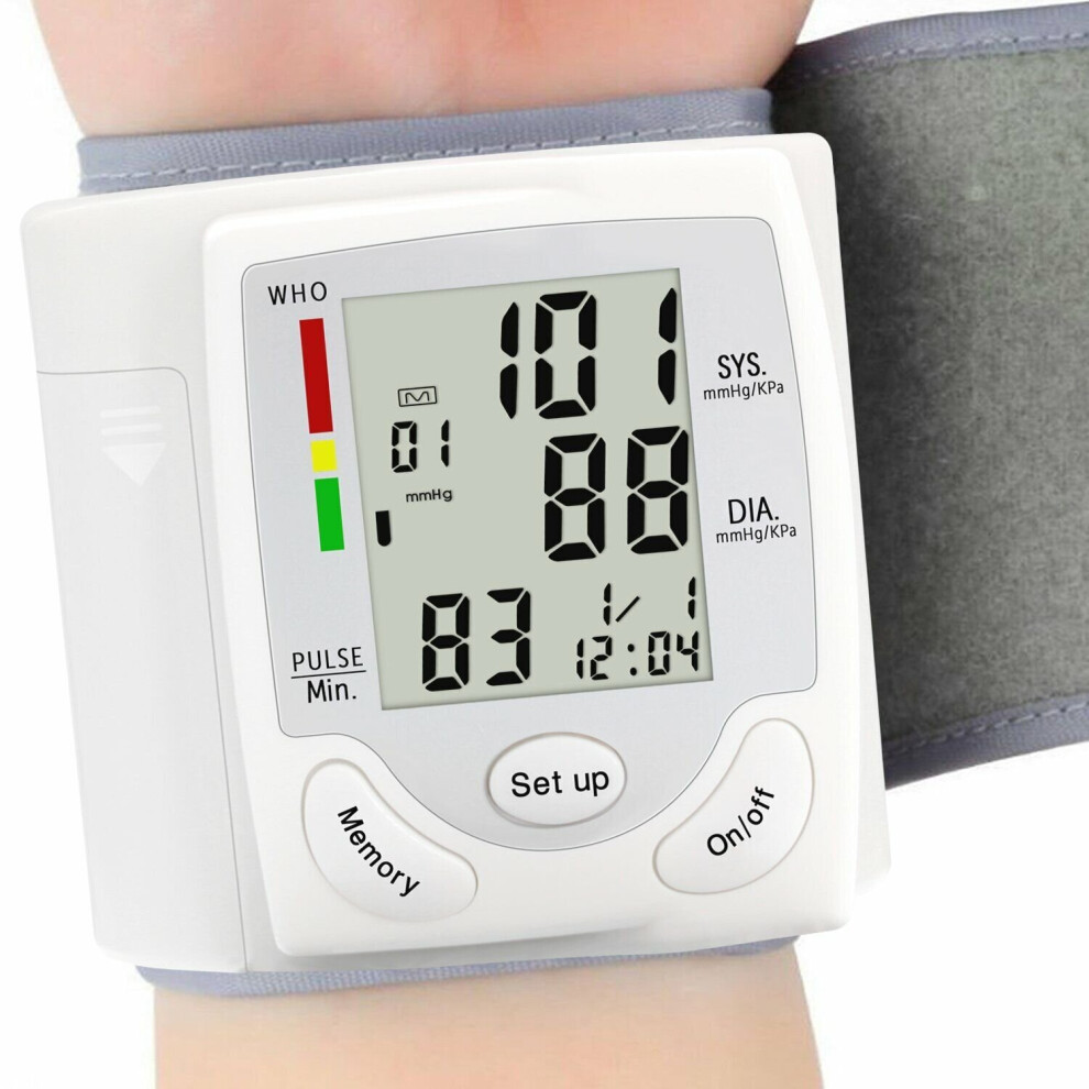 Sesamegate Blood Pressure Monitor Wrist Accurate Monitor With 90 Memory Capacity
