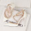 (White, 37) Lady Pointed Toe Thin Heel Solid Color Rivet Pumps 4
