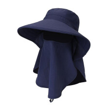 (Blue) Uv Protection Fishman Hat Unisex Sun Hat Anti Pest Outdoor Cap