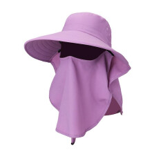 (Purple) Uv Protection Fishman Hat Unisex Sun Hat Anti Pest Outdoor Cap