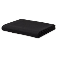 (Double, Black) Luxury Flat Sheets Bed Sheets PolyCotton Percale