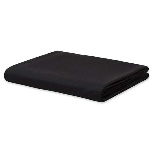 (Super king Flat sheet, Black) Luxury Flat Sheets Bed Sheets PolyCotton Percale