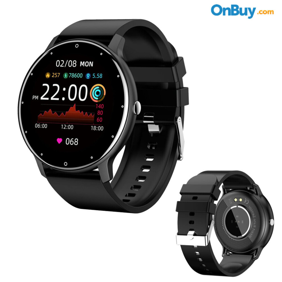 Smart Watch For Samsung Iphone Bluetooth Fitness Tracker For Fitbit Black 1081357172861