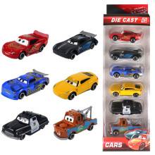 6PC Disney Pixar Cars 3 Lightning Mcqeen Racer Car