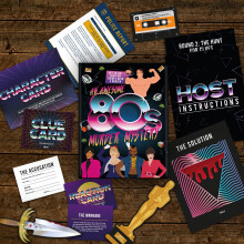 An 80's Murder Mystery Game