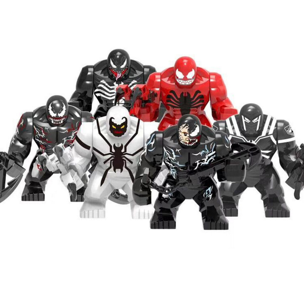 6PCS Superhero Venom Carnage Mini Action Figures