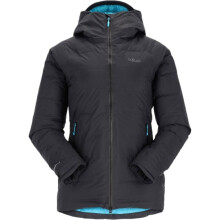 (10 UK) Rab Women's Valiance Waterproof Down Jacket -Black