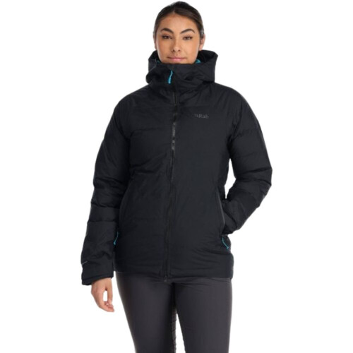 (10 UK) Rab Women's Valiance Waterproof Down Jacket -Black 1