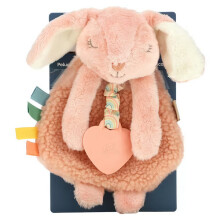 itzy ritzy, Itzy Lovey, Plush Lovey With Silicone Teether, 0 Months+, Ana The Bunny, 1 Teether