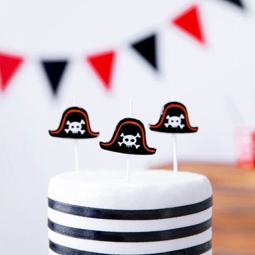 Fødselsdagslys PIRATER PIRATER 5 stk.