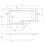 1600mm L Shaped LH Shower Bath Bathtub Screen Front End Panel Acrylic Bathroom 7