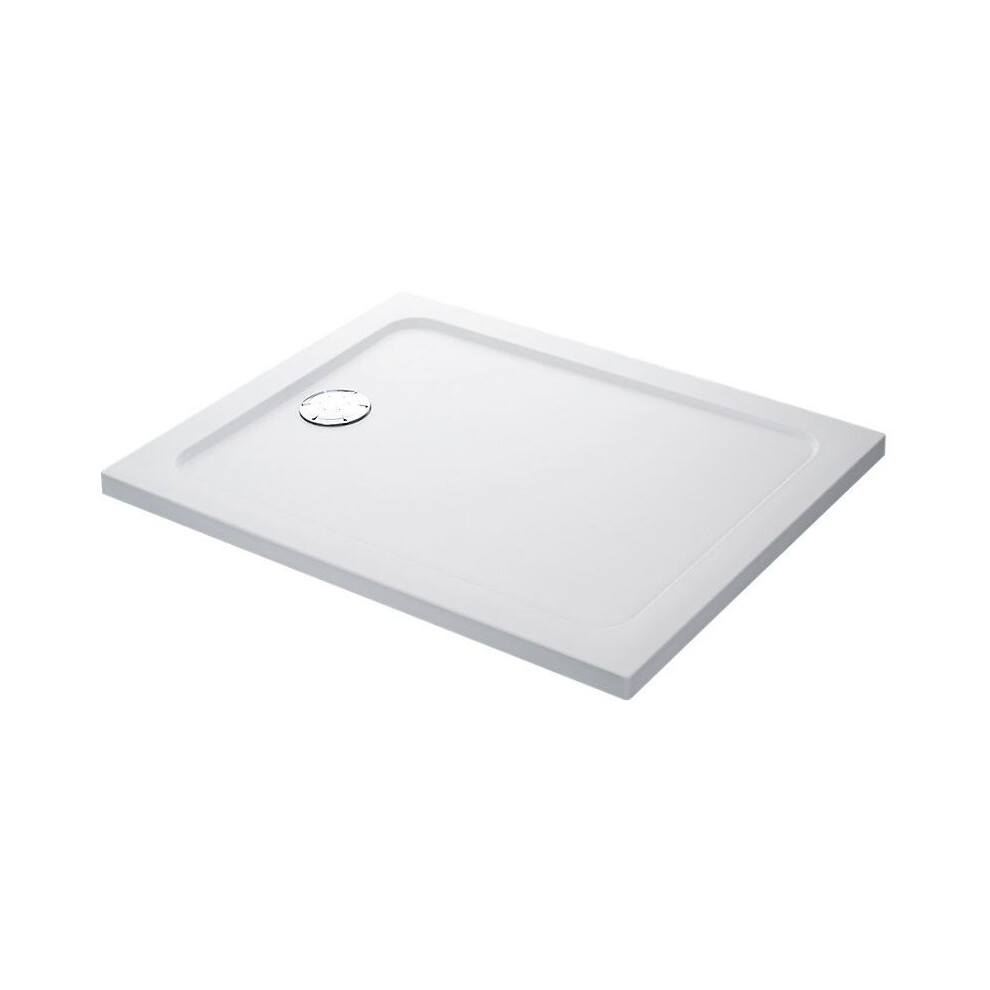 Mira Flight Safe Shower Tray Low Profile Rectangular Acrylic & Waste 1700x700