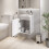 Regis White Wall Hung Vanity Unit - 400mm Width 2