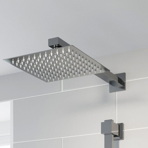 Thermostatic Concealed Square Shower Wall Mounted And Adjustable Shower Heads 1