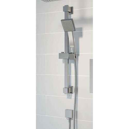Thermostatic Concealed Square Shower Wall Mounted And Adjustable Shower Heads 2