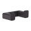 Hansgrohe Hansgrohe AddStoris Bathroom Double Robe Towel Hook Matt Black Wall Mounted 1