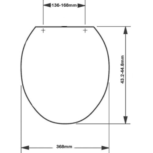 Carrara & Matta 5000 Moulded Wood White Bathroom WC Toilet Seat on OnBuy