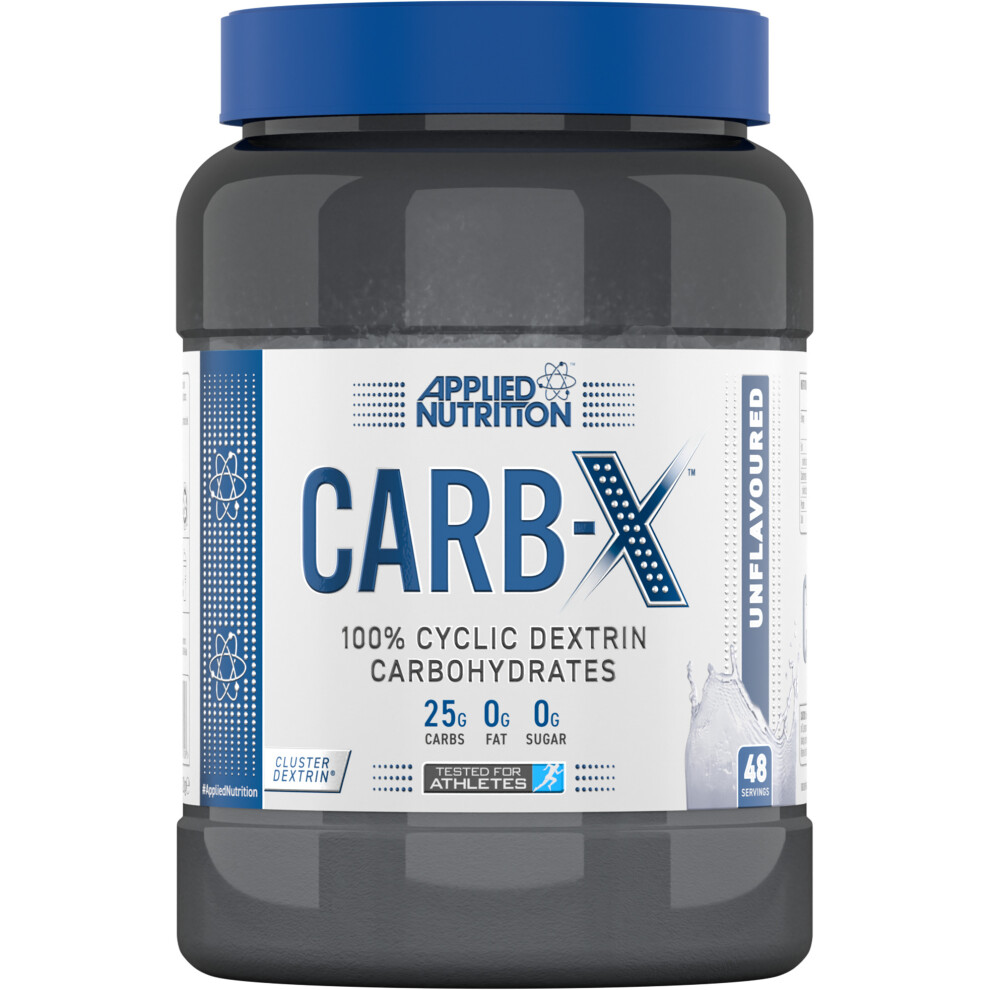 (Unflavoured) Carb X Cyclic Dextrin Carbohydrates by Applied Nutrition 1.2kg - 48 Servings 