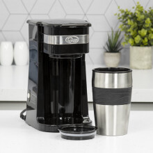 Quest 35189 Filter Coffee Machine / Portable Coffee Maker / 420ml Capacity / Travel Mug Included