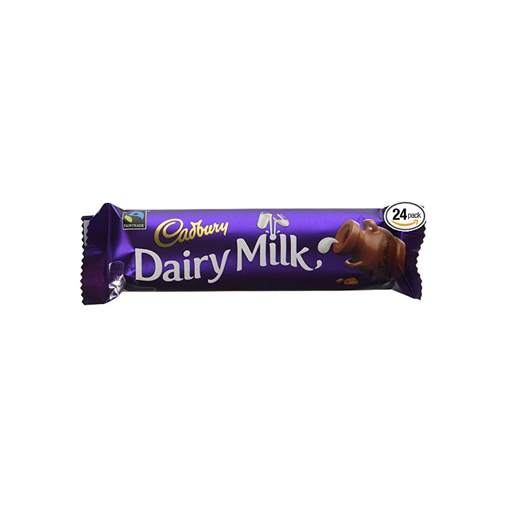 Cadbury Dairy Milk Chocolate Bar, 45 g, Pack of 24