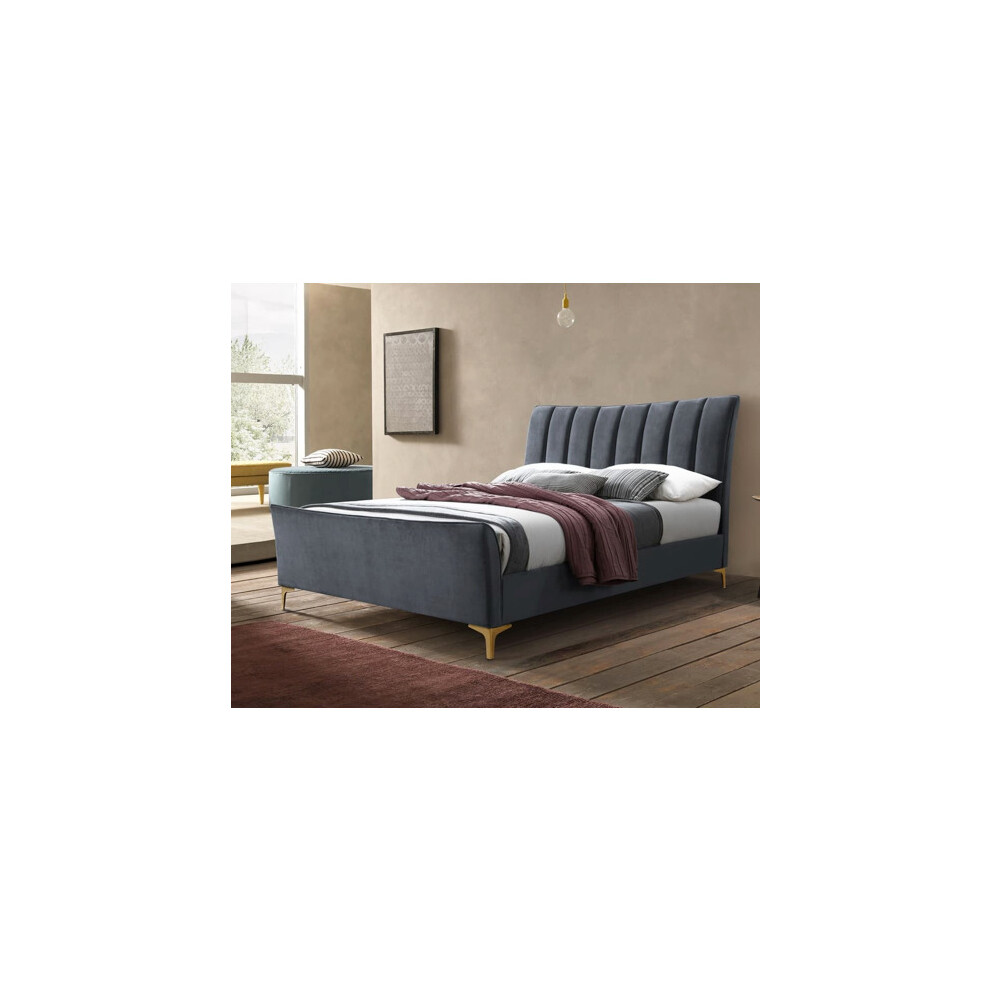 Birlea Grey Cora Double Bed