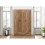 Birlea Sullivan 3 Door 2 Drawer Wardrobe 4