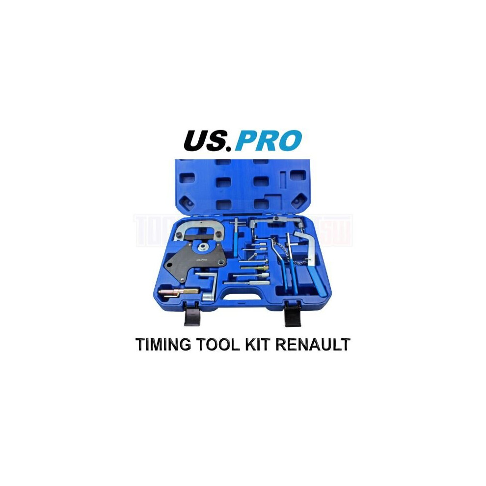 Us Pro Tools Renault Timing Locking & Setting Tool Kit Petrol / Diesel Engines 3437