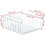 Under Shelf Storage Basket, 2-Pack Hanging Metal Wire Storage 2