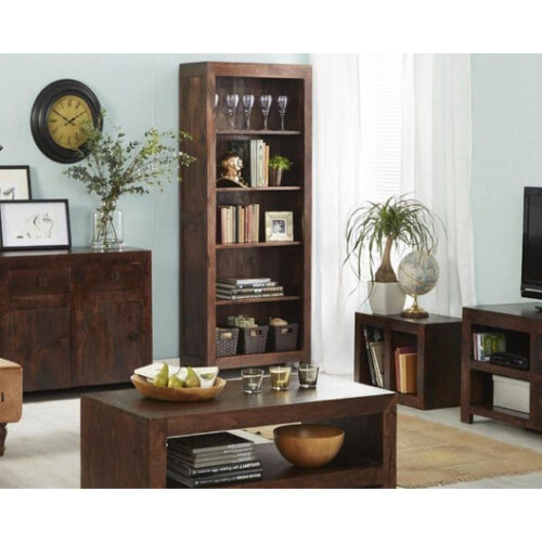 Sapeli Large Open Bookcase 1