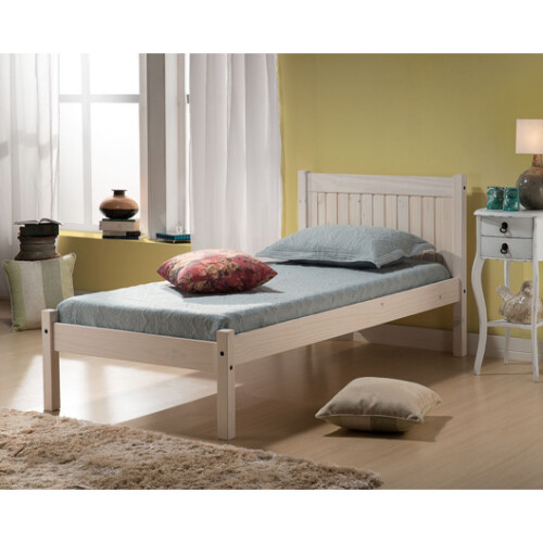 Birlea Rea Single Bed-White Washed 1