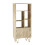 Light Gold Large 2 Door Bookcase 3