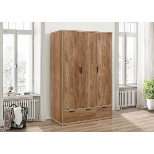 Birlea Sullivan 3 Door 2 Drawer Wardrobe 2