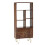 Dark Gold Large 2 Door Bookcase 3