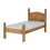 Seconique Corona 3' Bed Low Foot End - Distressed Waxed Pine 4