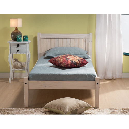 Birlea Rea Single Bed-White Washed 2