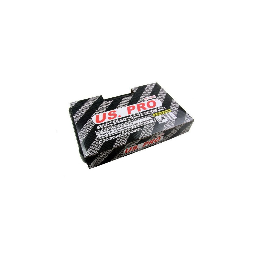 US PRO LONG ARM RAPID LOAD THREADED NUT RIVETER M3-12  B5433
