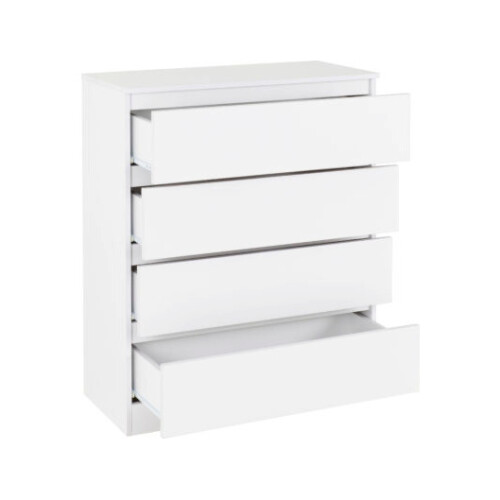 Seconique Malvern 4 Drawer Chest  White 2
