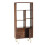Dark Gold Large 2 Door Bookcase 4