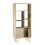 Light Gold Large 2 Door Bookcase 4