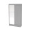 Birlea Larz 2 Door Sliding Wardrobe With Mirror-Grey 1