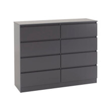 Marcus 8 Drawer Chest - Grey