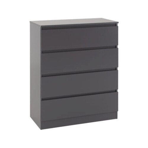 Seconique Malvern 4 Drawer Chest Grey 1