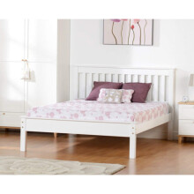 Matteo Single Bed Low Foot End - White