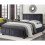 Birlea Harrison King Size Bed-Black Crushed Velvet 2