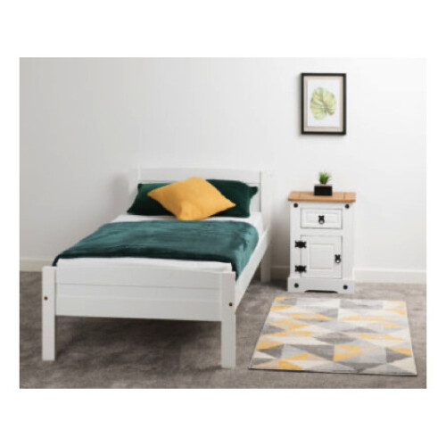 Seconique Arctic Single Bed - White