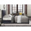 Birlea Harrison King Size Bed-Black Crushed Velvet 4